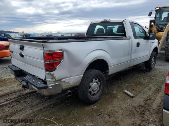 2014 Ford F-150 XL with VIN 1FTNF1CF3EKD47800, listed as a Copart auction lot 49216325 with 258,948 mi miles and Salvage Title. Bid and sale history available at carsss.com. Image 3.