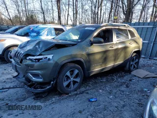 2019 Jeep Cherokee Limited with VIN 1C4PJMDX5KD378000, listed as a Copart auction lot 82141464 with 48,035 mi miles and Salvage Title. Bid and sale history available at DreamBid. Image 1.