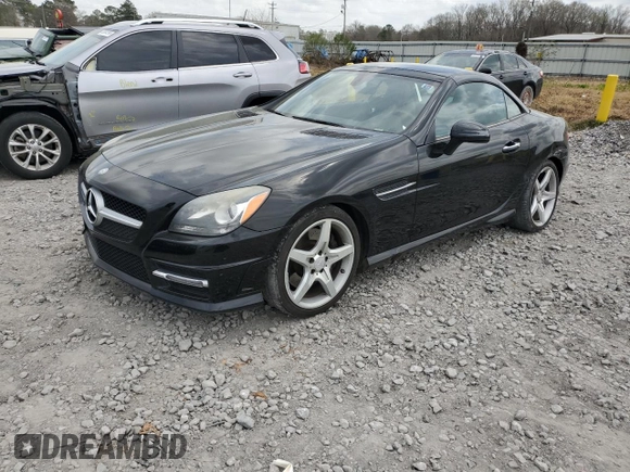 2013 Mercedes-Benz SLK 250 with VIN WDDPK4HA7DF073209, listed as a Copart auction lot 48878235 with 87,899 mi miles and Salvage title. Bid and sale history available at DreamBid. Image 1.