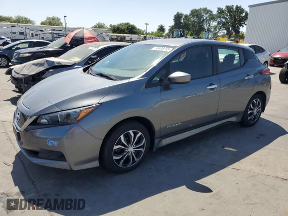 2018 Nissan LEAF SV with VIN 1N4AZ1CP2JC303814, listed as a Copart auction lot 58406135 with 175,777 mi miles and Clean title. Bid and sale history available at DreamBid. Image 1.