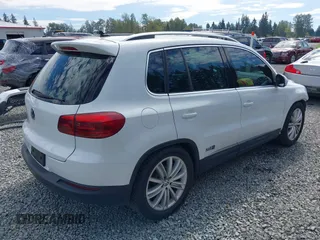 2016 Volkswagen Tiguan S with VIN WVGBV7AXXGW580052, listed as a IAAI auction lot 41444015 with 102,165 mi miles and . Bid and sale history available at DreamBid. Image 4.