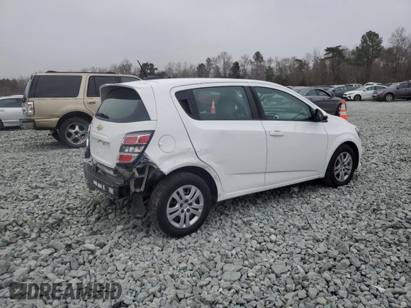 2020 Chevrolet Sonic LT with VIN 1G1JG6SB5L4125891, listed as a Copart auction lot 48792155 with 113,473 mi miles and Salvage Title. Bid and sale history available at DreamBid. Image 3.