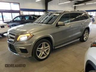 2014 Mercedes-Benz GL-Class GL 550 with VIN 4JGDF7DE6EA343696, listed as a Copart auction lot 48586395 with 177,038 mi miles and Clean Title. Bid and sale history available at carsss.com. Image 1.