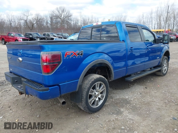 2014 Ford F-150 XL with VIN 1FTFW1ET0EKF39280, listed as a IAAI auction lot 42038842 with 209,864 mi miles and . Bid and sale history available at DreamBid. Image 4.