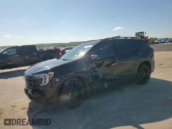 2022 GMC Terrain SLT with VIN 3GKALPEV8NL292374, listed as a Copart auction lot 56430655 with 38,233 mi miles and Salvage title. Bid and sale history available at DreamBid. Image 14.