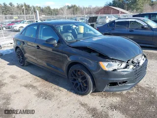 2015 Audi A3 2.0T Premium Plus with VIN WAUEFGFF1F1132600, listed as a IAAI auction lot 41317174 with 60,017 mi miles. Bid and sale history available at carsss.com. Image 1.