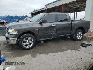 2018 Ram 1500 Big Horn with VIN 3C6RR7LT4JG227787, listed as a Copart auction lot 50982805 with 103,062 mi miles and Salvage Title. Bid and sale history available at carsss.com. Image 1.