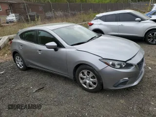 2015 Mazda 3 i Sport with VIN 3MZBM1K7XFM204062, listed as a Copart auction lot 54017735 with 89,110 mi miles and Salvage Title. Bid and sale history available at DreamBid. Image 4.