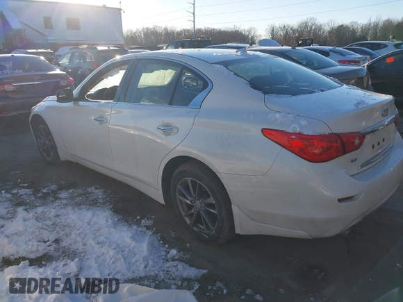 2017 Infiniti Q50 Premium with VIN JN1EV7AR1HM838526, listed as a IAAI auction lot 41249632 with 67,171 mi miles and . Bid and sale history available at DreamBid. Image 3.