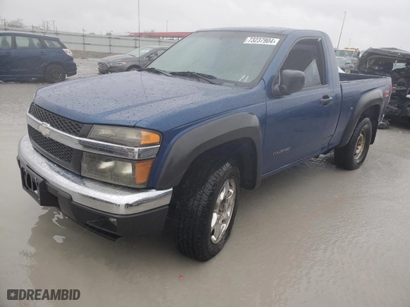 2005 Chevrolet Colorado LT w/1LT with VIN 1GCDT146X58196163, listed as a Copart auction lot 73237904 with 216,161 mi miles and Clean Title. Bid and sale history available at carsss.com. Image 1.