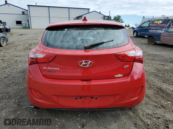 2013 Hyundai Elantra GT with VIN KMHD35LE0DU027349, listed as a Copart auction lot 58259844 with 169,161 mi miles and Salvage Title. Bid and sale history available at carsss.com. Image 6.