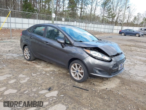 2019 Ford Fiesta SE with VIN 3FADP4BJ6KM124449, listed as a IAAI auction lot 41845317 with 66,416 mi miles. Bid and sale history available at carsss.com. Image 1.