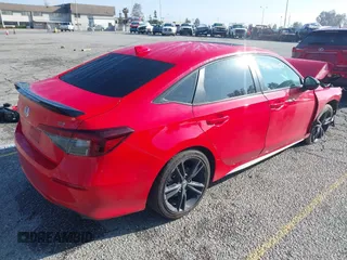 2025 Honda Civic Si with VIN 2HGFE1E55SH470272, listed as a IAAI auction lot 41742861 with 16,942 mi miles and . Bid and sale history available at DreamBid. Image 4.