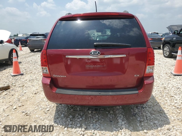 2012 Kia Sedona EX with VIN KNDMH4C7XC6448354, listed as a Copart auction lot 55576255 with 112,920 mi miles and Clean Title. Bid and sale history available at carsss.com. Image 6.