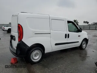 2019 Ram ProMaster City Cargo Tradesman with VIN ZFBHRFABXK6M14451, listed as a Copart auction lot 45408795 with 224,365 mi miles and Salvage title. Bid and sale history available at DreamBid. Image 3.