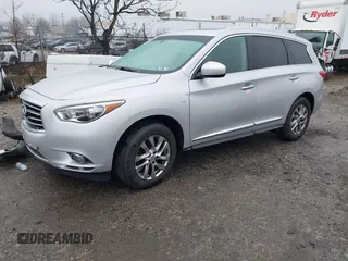2015 Infiniti QX60 with VIN 5N1AL0MM4FC554511, listed as a IAAI auction lot 41065737 with 205,077 mi miles and . Bid and sale history available at DreamBid. Image 2.