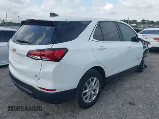 2024 Chevrolet Equinox LT with VIN 3GNAXKEG7RL286406, listed as a IAAI auction lot 41970201 with 6,974 mi miles and . Bid and sale history available at DreamBid. Image 4.
