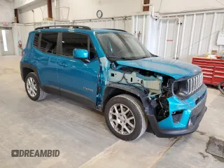 2020 Jeep Renegade Latitude with VIN ZACNJBBB9LPL91898, listed as a Copart auction lot 54888315 with 70,297 mi miles and Salvage title. Bid and sale history available at DreamBid. Image 4.