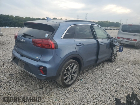 2022 Kia Niro Touring SE with VIN KNDCC3LC7N5537387, listed as a Copart auction lot 71196674 with 49,527 mi miles and Salvage Title. Bid and sale history available at carsss.com. Image 3.