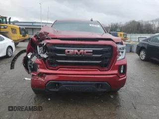 2021 GMC Sierra 1500 Elevation with VIN 3GTU9CED8MG409112, listed as a Copart auction lot 84196104 with 33,285 mi miles and Salvage Title. Bid and sale history available at DreamBid. Image 5.