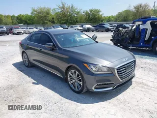 2018 Genesis G80 3.8L z VIN KMHGN4JE9JU265510, wystawiony jako IAAI lot #41985721 z przebiegiem 188 236 mil mil oraz . Historia ofert i sprzedaży dostępna na DreamBid. Obrazek 1.