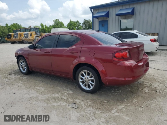 2014 Dodge Avenger SE with VIN 1C3CDZAB4EN220973, listed as a Copart auction lot 53790615 with 150,336 mi miles and Salvage Title. Bid and sale history available at DreamBid. Image 2.