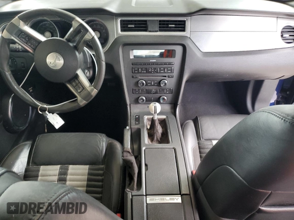 2010 Ford Mustang GT500 with VIN 1ZVBP8JSXA5160889, listed as a Copart auction lot 69408854 with 64,588 mi miles and Salvage title. Bid and sale history available at DreamBid. Image 8.