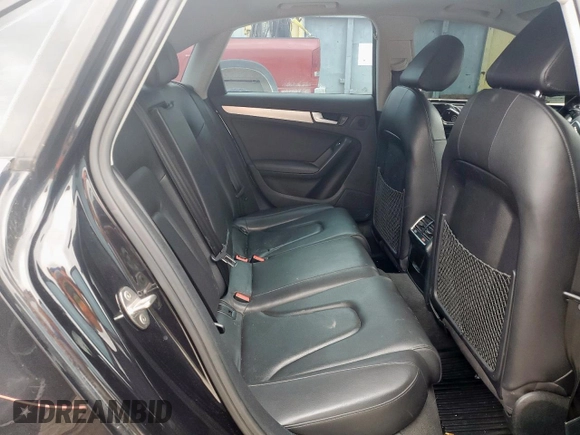 2013 Audi A4 Premium Plus with VIN WAUFFAFL8DN027310, listed as a Copart auction lot 57168905 with 122,176 mi miles and Salvage title. Bid and sale history available at DreamBid. Image 10.