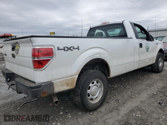 2010 Ford F-150 XL with VIN 1FTMF1EW9AKB83536, listed as a Copart auction lot 44508735 with 140,648 mi miles and Salvage title. Bid and sale history available at DreamBid. Image 3.