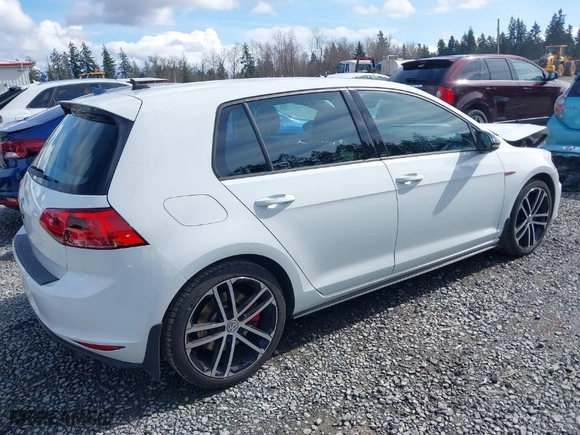 2017 Volkswagen Golf GTI S with VIN 3VW447AU3HM041888, listed as a IAAI auction lot 41828186 with 53,307 mi miles. Bid and sale history available at carsss.com. Image 4.