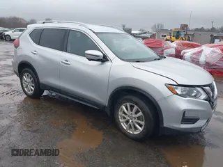 2018 Nissan Rogue SV with VIN 5N1AT2MVXJC800314, listed as a IAAI auction lot 42021347 with 27,129 mi miles and . Bid and sale history available at carsss.com. Image 1.