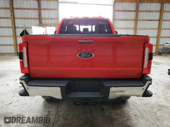 2024 Ford F-350 with VIN 1FT8X3BM1RED45148, listed as a Copart auction lot 50202555 with Not provided miles and Salvage title. Bid and sale history available at DreamBid. Image 6.