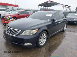 2007 Lexus LS 460 with VIN JTHBL46F675008702, listed as a IAAI auction lot 41574370 with 170,609 mi miles. Bid and sale history available at carsss.com. Image 17.