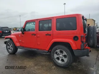 2017 Jeep Wrangler Unlimited Sahara with VIN 1C4BJWEG6HL552529, listed as a Copart auction lot 56688935 with Not provided miles and Salvage title. Bid and sale history available at DreamBid. Image 2.