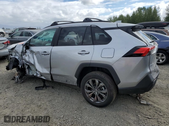 2024 Toyota RAV4 Hybrid XLE Premium with VIN 4T3B6RFV7RU148573, listed as a Copart auction lot 58340474 with 1,193 mi miles and Salvage title. Bid and sale history available at DreamBid. Image 2.