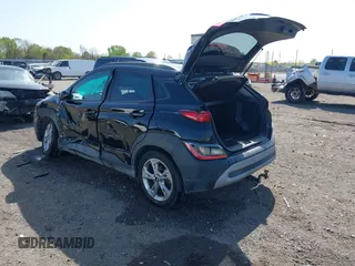 2023 Hyundai Kona SEL with VIN KM8K62AB5PU042651, listed as a IAAI auction lot 41919099 with 52,688 mi miles and . Bid and sale history available at carsss.com. Image 3.