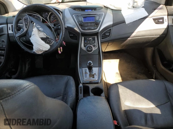 2013 Hyundai Elantra Limited with VIN KMHDH4AE1DU977962, listed as a Copart auction lot 50309165 with 104,206 mi miles and Salvage Title. Bid and sale history available at carsss.com. Image 8.