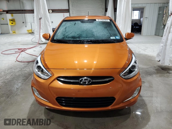 2016 Hyundai Accent Sport with VIN KMHCU5AE0GU244416, listed as a Copart auction lot 81792904 with 54,278 mi miles and Salvage Title. Bid and sale history available at carsss.com. Image 5.