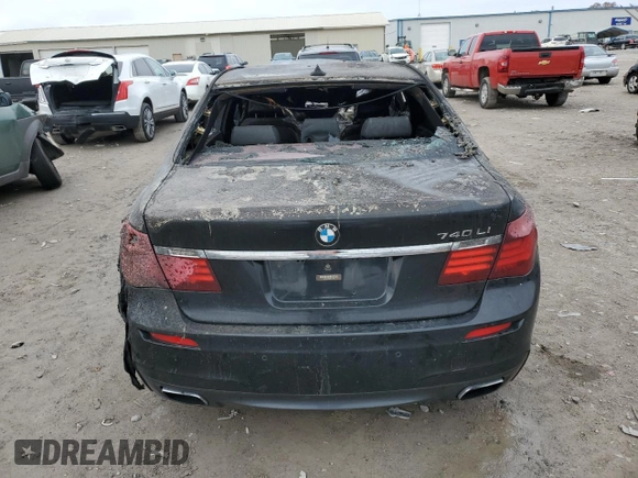 2013 BMW 7 Series 740Li with VIN WBAYE4C50DD137454, listed as a Copart auction lot 84876294 with Not provided miles and Salvage title. Bid and sale history available at DreamBid. Image 6.