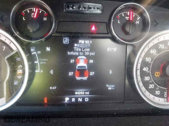 2018 Ram 1500 Big Horn with VIN 1C6RR7LT8JS242317, listed as a IAAI auction lot 40872786 with 84,252 mi miles and . Bid and sale history available at DreamBid. Image 16.
