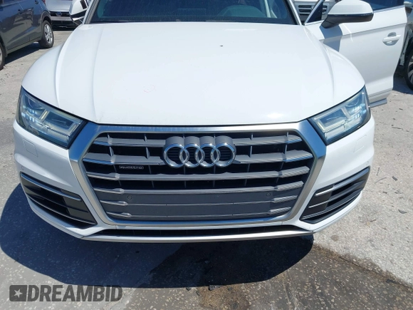 2018 Audi Q5 Premium Plus with VIN WA1BNAFYXJ2097883, listed as a IAAI auction lot 41890804 with 44,220 mi miles. Bid and sale history available at carsss.com. Image 6.