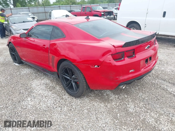 2013 Chevrolet Camaro LT with VIN 2G1FB1E33D9125432, listed as a IAAI auction lot 42292034 with 39,316 mi miles and . Bid and sale history available at DreamBid. Image 3.