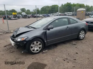 2010 Honda Civic Cpe LX with VIN 2HGFG1B63AH530829, listed as a Copart auction lot 53390954 with 100,357 mi miles and Salvage Title. Bid and sale history available at carsss.com. Image 1.