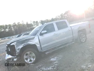 2017 Chevrolet Silverado 1500 LTZ with VIN 3GCPCSEC6HG442583, listed as a Copart auction lot 88414315 with 84,514 mi miles and Salvage Title. Bid and sale history available at DreamBid. Image 1.