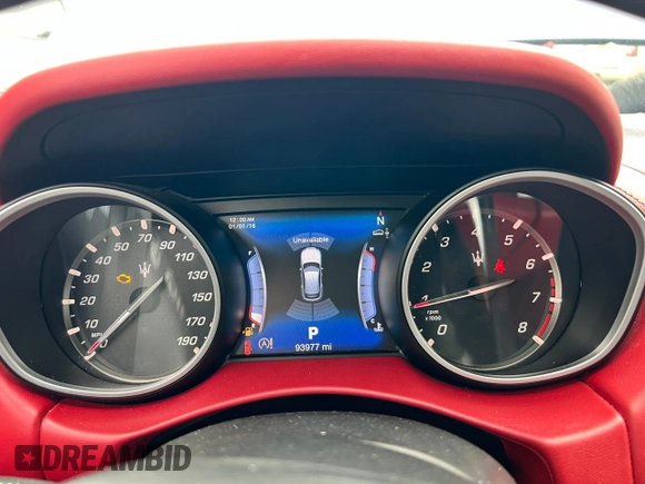 2017 Maserati Levante с VIN ZN661XUS7HX221835, выставлен на аукционе Copart как лот 56385715 с пробегом 93 977 миль миль и Списание • Salvage title. История ставок и продаж доступна на DreamBid. Изображение 9.