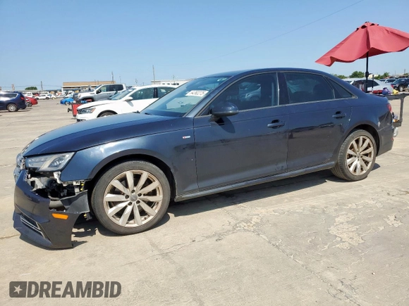 2018 Audi A4 Premium с VIN WAUKMAF46JA198573, выставлен на аукционе Copart как лот 64392275 с пробегом 140 792 миль миль и Чистый • Clean title. История ставок и продаж доступна на DreamBid. Изображение 1.