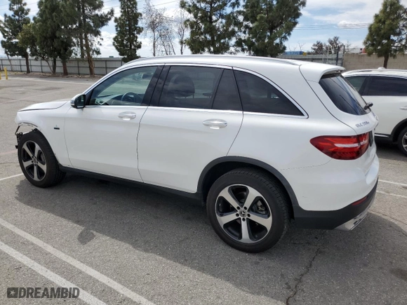 2019 Mercedes-Benz GLC with VIN WDC0G5EB1KF610759, listed as a Copart auction lot 51084755 with 55,612 mi miles and Salvage Title. Bid and sale history available at carsss.com. Image 2.