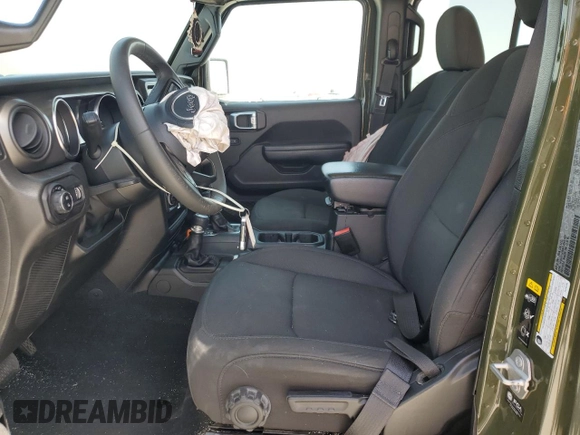 2023 Jeep Gladiator Freedom with VIN 1C6HJTAG9PL543165, listed as a Copart auction lot 47761235 with 43,614 mi miles and Salvage title. Bid and sale history available at DreamBid. Image 7.