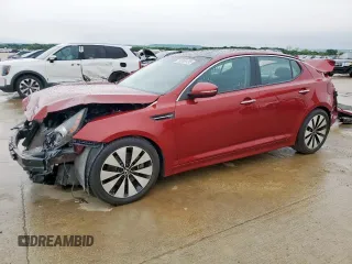 2011 Kia Optima SX z VIN KNAGR4A62B5127642, wystawiony jako Copart lot #55789135 z przebiegiem 185 057 mil mil oraz Szkoda całkowita • Salvage title. Historia ofert i sprzedaży dostępna na DreamBid. Obrazek 1.