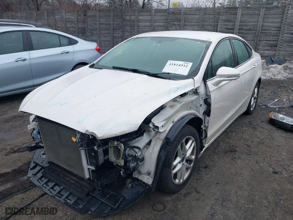 2016 Ford Fusion SE with VIN 3FA6P0H72GR162137, listed as a IAAI auction lot 41814512 with NaN miles. Bid and sale history available at carsss.com. Image 2.